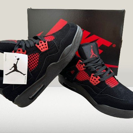 Jordan 4 Red sneakers Basketball edition