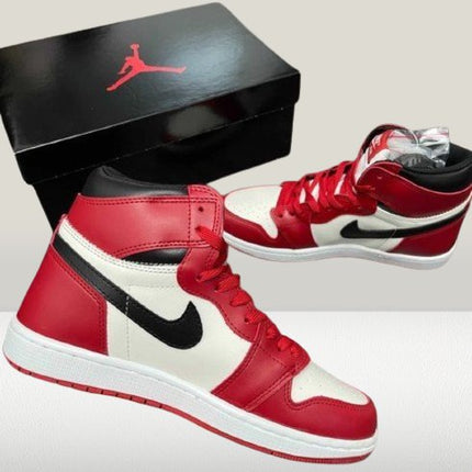 Vintage-style photo of the Air Jordan 1 Chicago for sneaker collectors