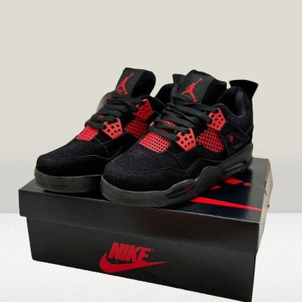 classic Jordan 4 Red Sneakers