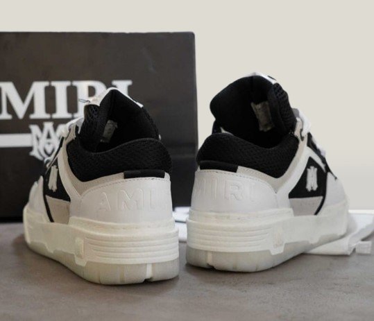 details view of amiri ma1 sneakers